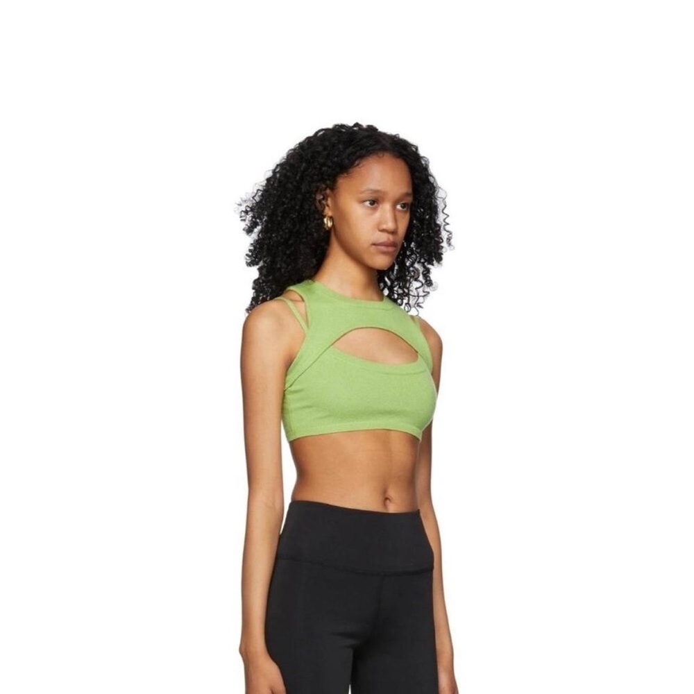 Danielle guizio green top cut out